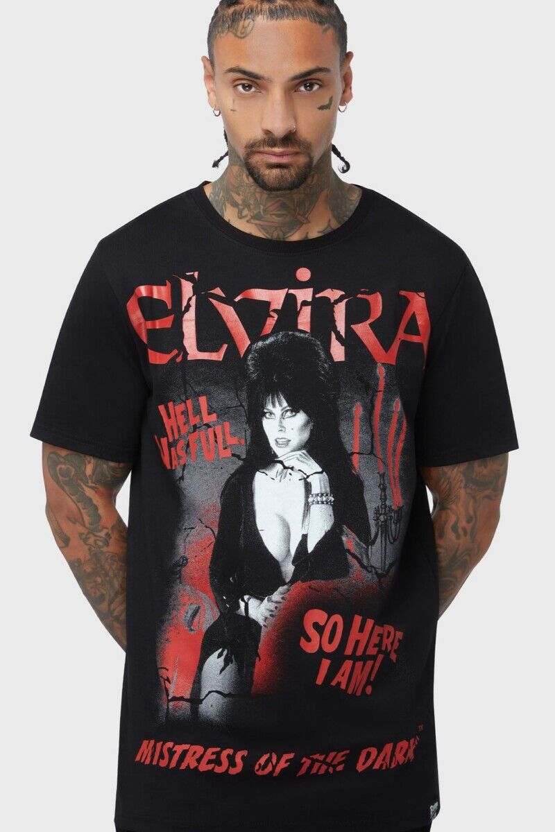 HELL WAS FULL T-SHIRT - ELVIRA LICENCE - Imagen 5