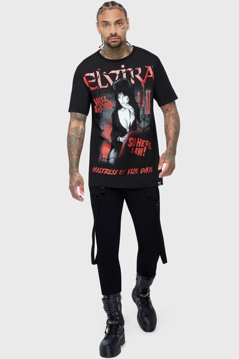 HELL WAS FULL T-SHIRT - ELVIRA LICENCE - Imagen 6